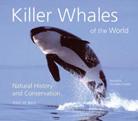 Killer Whales of the World book cover, with breaching killer whale