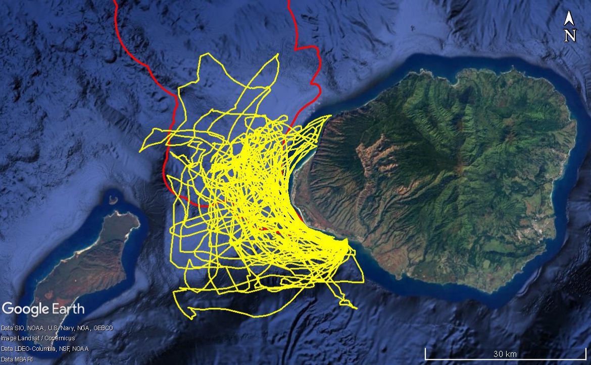 Kauai, Niihau, Ni'ihau, Kaua'i, survey effort, Hawaii